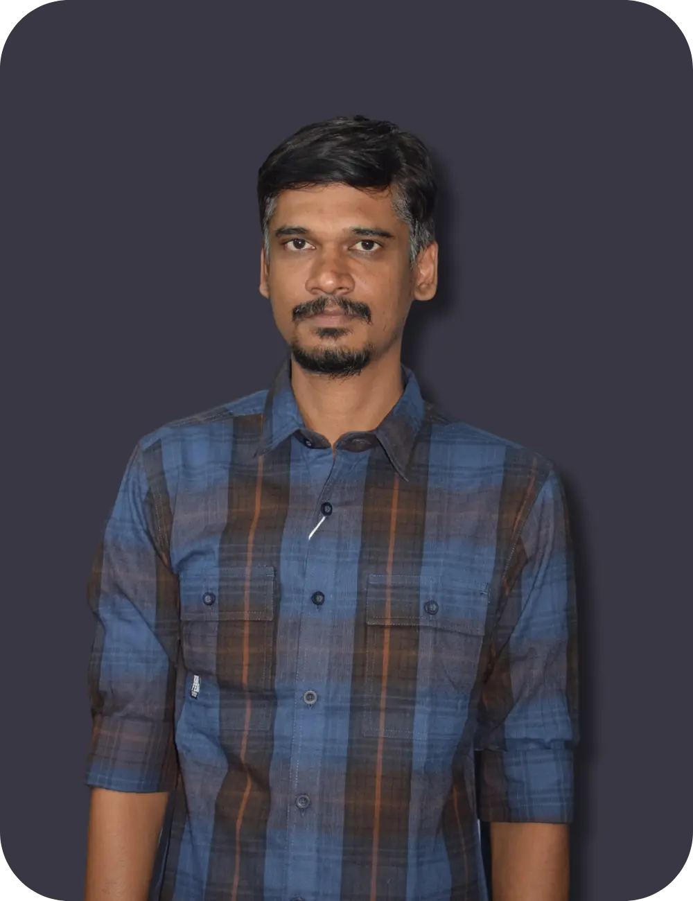Men's Blue Checked Cotton Casual Shirt
