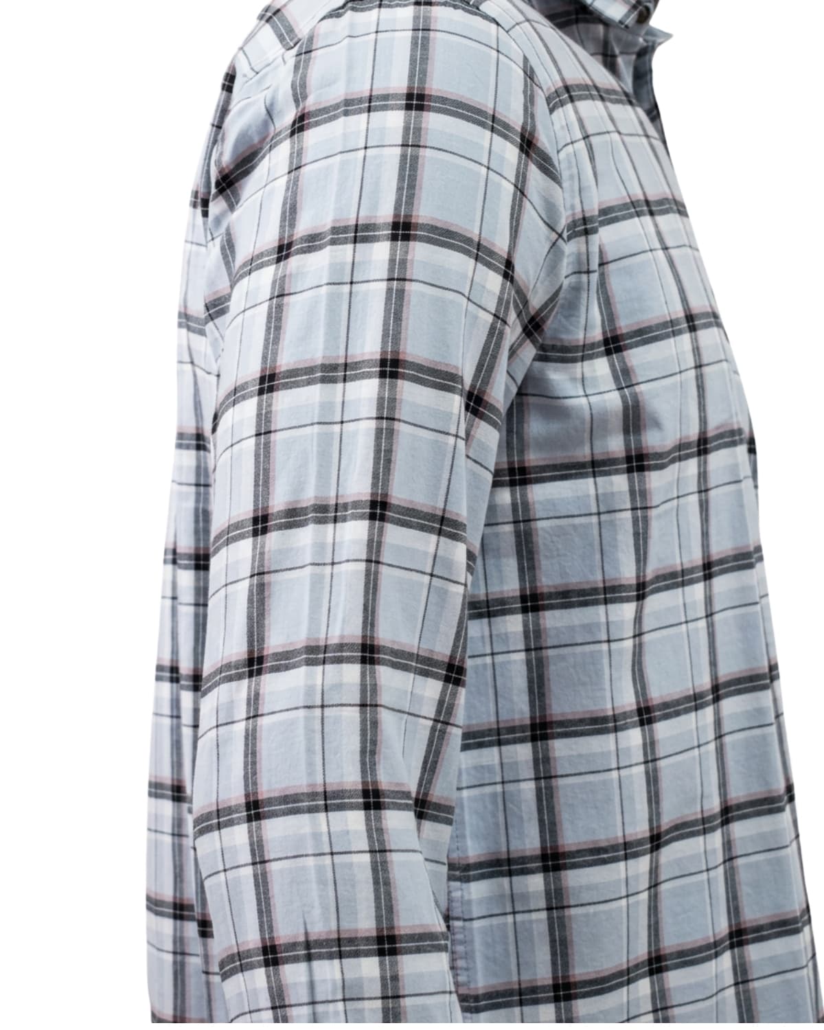 Men's Grey Checked Full Sleeve Casual Shirt