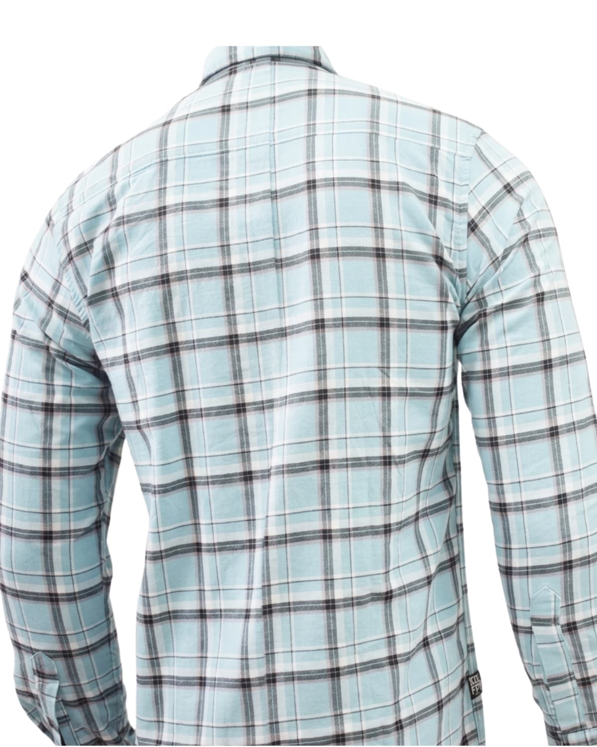 Men's Sky Blue Checked Full Sleeve Casual Shirt