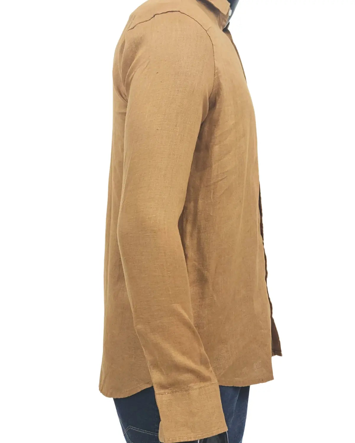 Golden Brown 100% Pure Linen Shirt